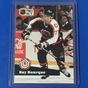Ray Bourque #296 1991-92 Pro Set Ice Hockey Trading Card